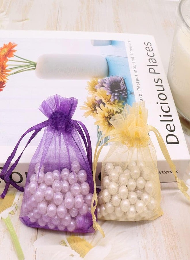 FACATH 2x3 Inch Organza Bags Purple Small Gift Bag Small Jewelry Pouches Sheer, Elegant & Versatile for Gifts, Jewelry & Storage - Image 4